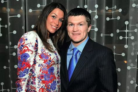 Boxer Ricky Hatton back with fiancée Jennifer Dooley.